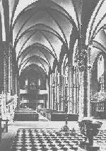 Innenansicht der Werbener Kirche